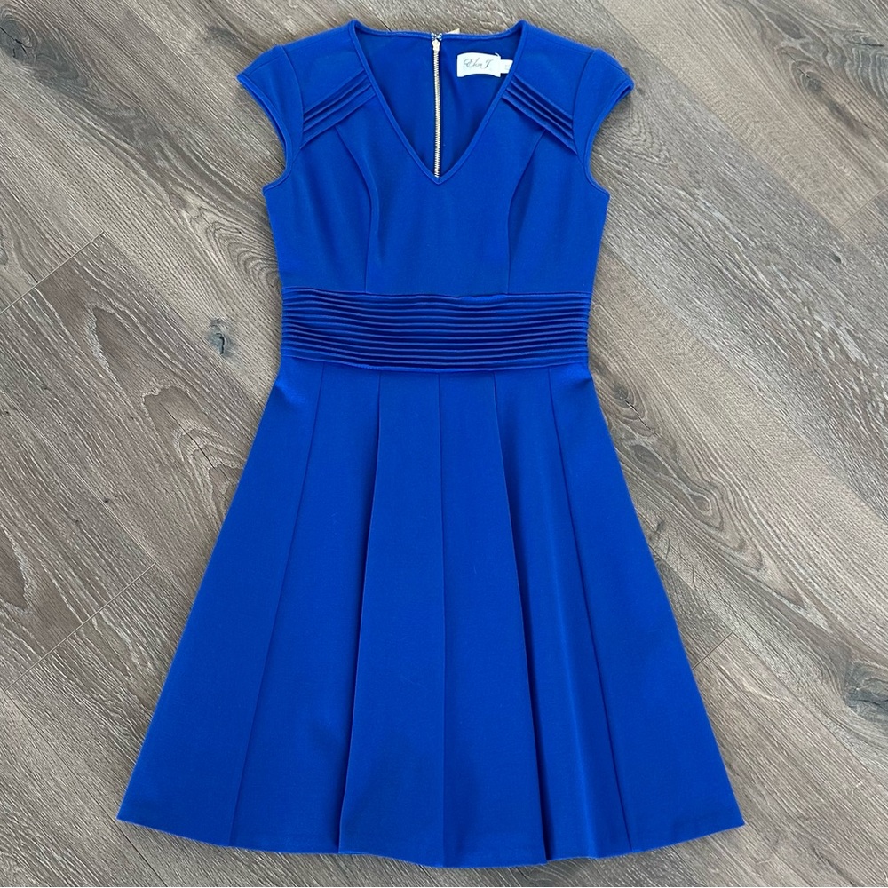 Gorgeous Blue Cap Sleeve Dress